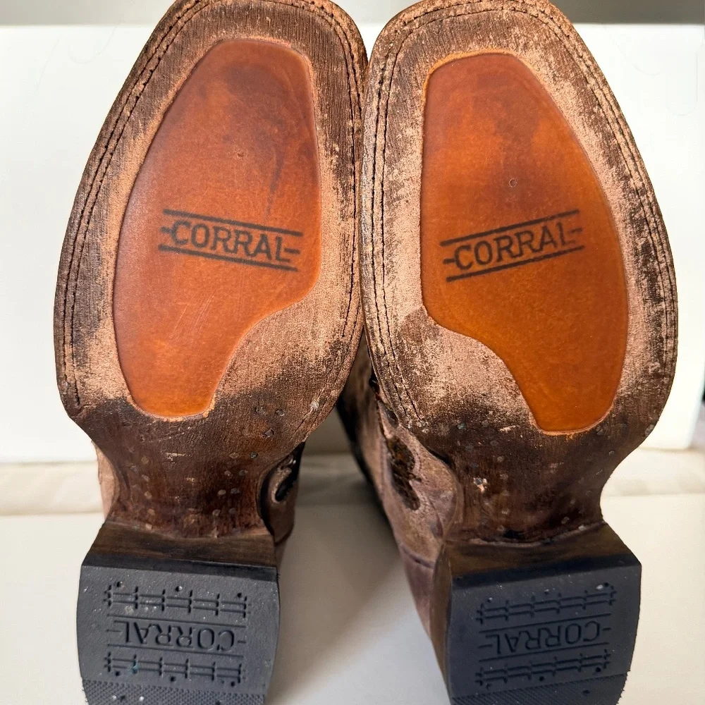 Corral Cowboy Boots women Sz 9 - Picture 7 of 7